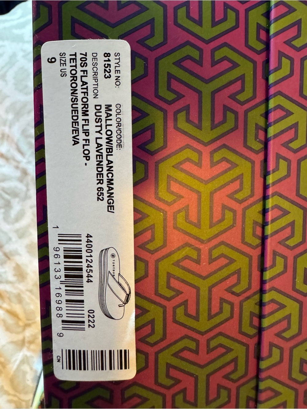 Tory Burch 70’s platform flips flops - Picture 2 of 4